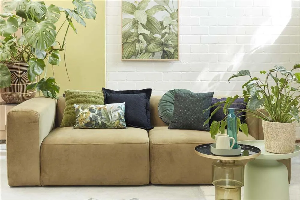 Bedding House Olinda Blue Green Filled Cushion - 30cm x 50cm
