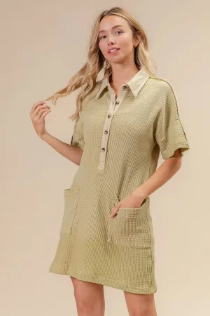BiBi Dip Dye Mineral Washed Knit Dress S-XL