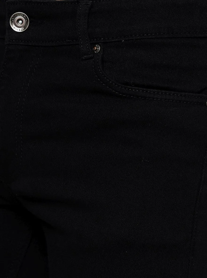 Black Washed Slim Fit Jeans | JadeBlue