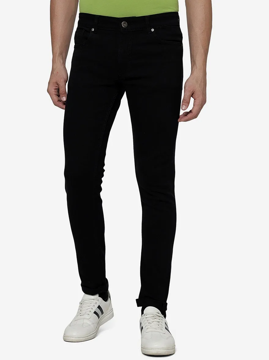 Black Washed Slim Fit Jeans | JadeBlue
