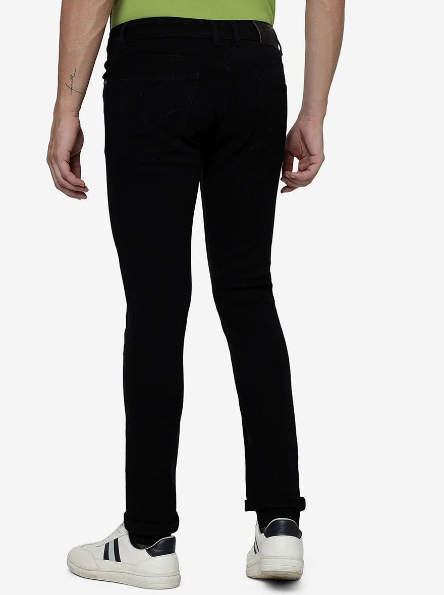 Black Washed Slim Fit Jeans | JadeBlue