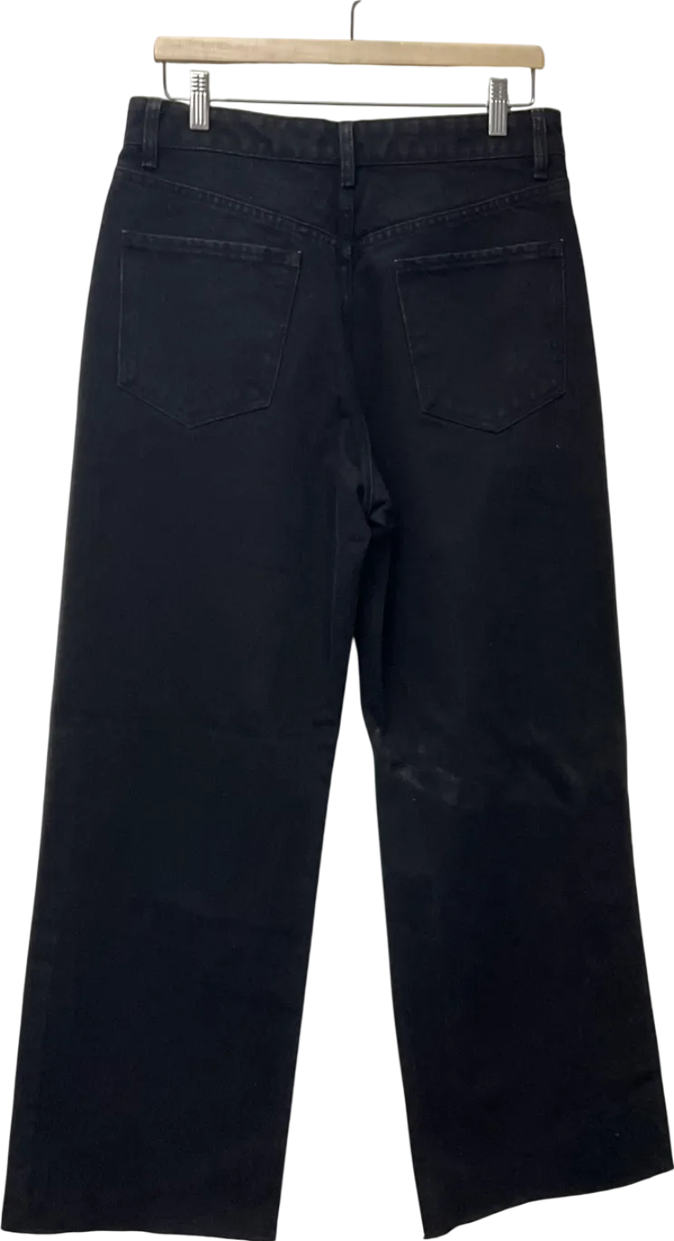 Black Wide Leg Jeans W32