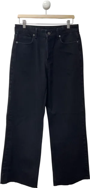 Black Wide Leg Jeans W32
