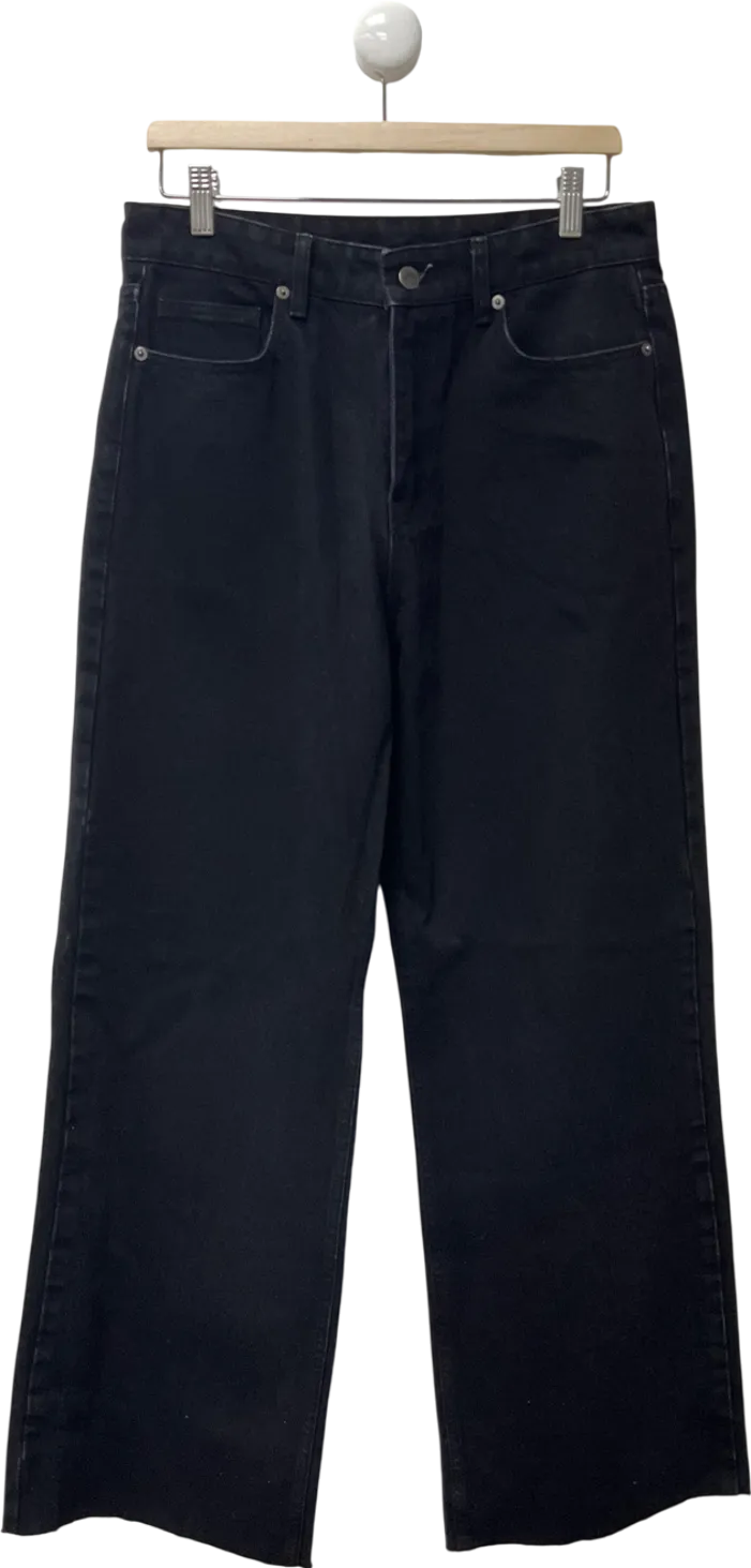Black Wide Leg Jeans W32