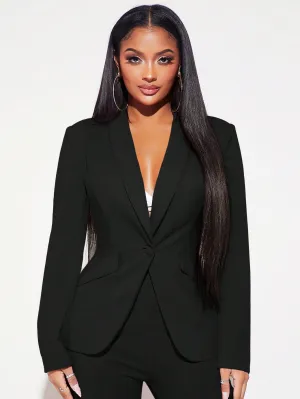 Blazer de Cuello Esmoquin SXY en Cherry Vibes