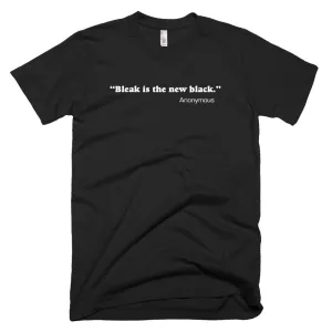 Bleak "Anonymous #2" Unisex Tee in White Type