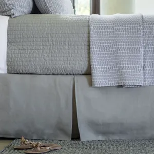 Bloom Tailored Bed Skirt Lt Grey Linen 3/22X86