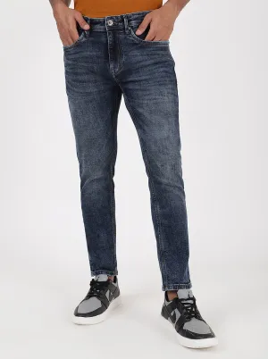 Blue Washed Rider Fit Jeans | JadeBlue