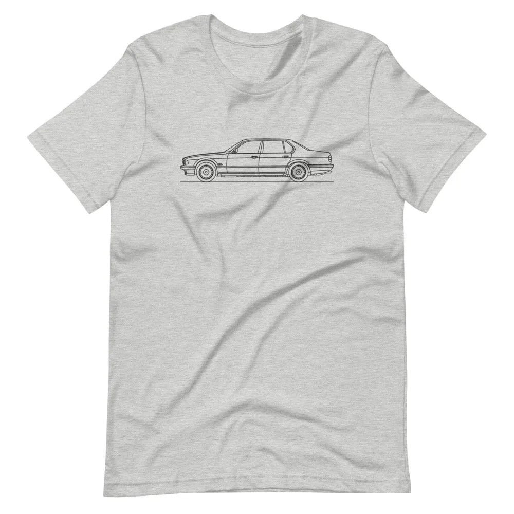 BMW E32 750iL silhouette T-shirt