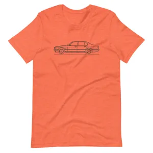 BMW E32 750iL silhouette T-shirt