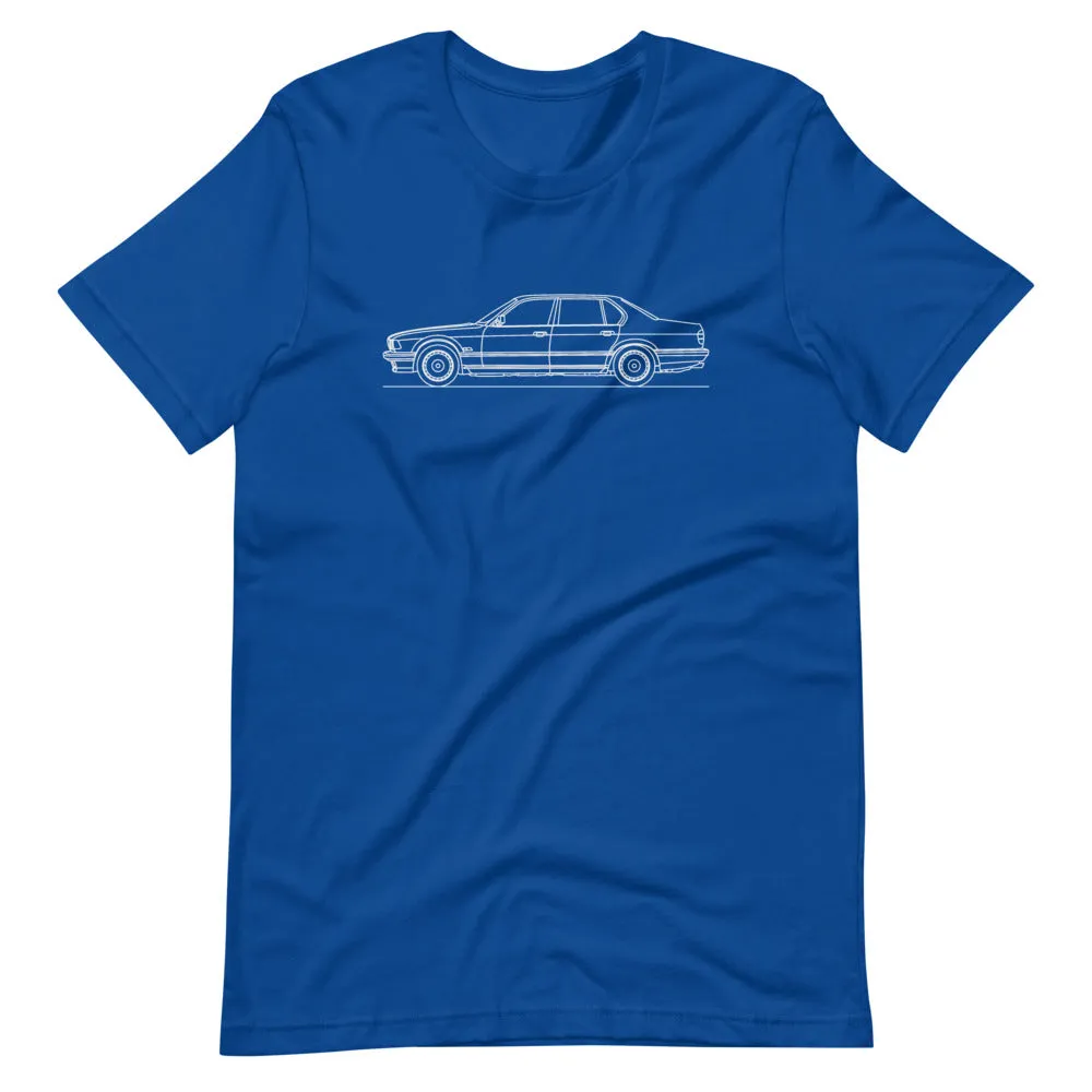 BMW E32 750iL silhouette T-shirt