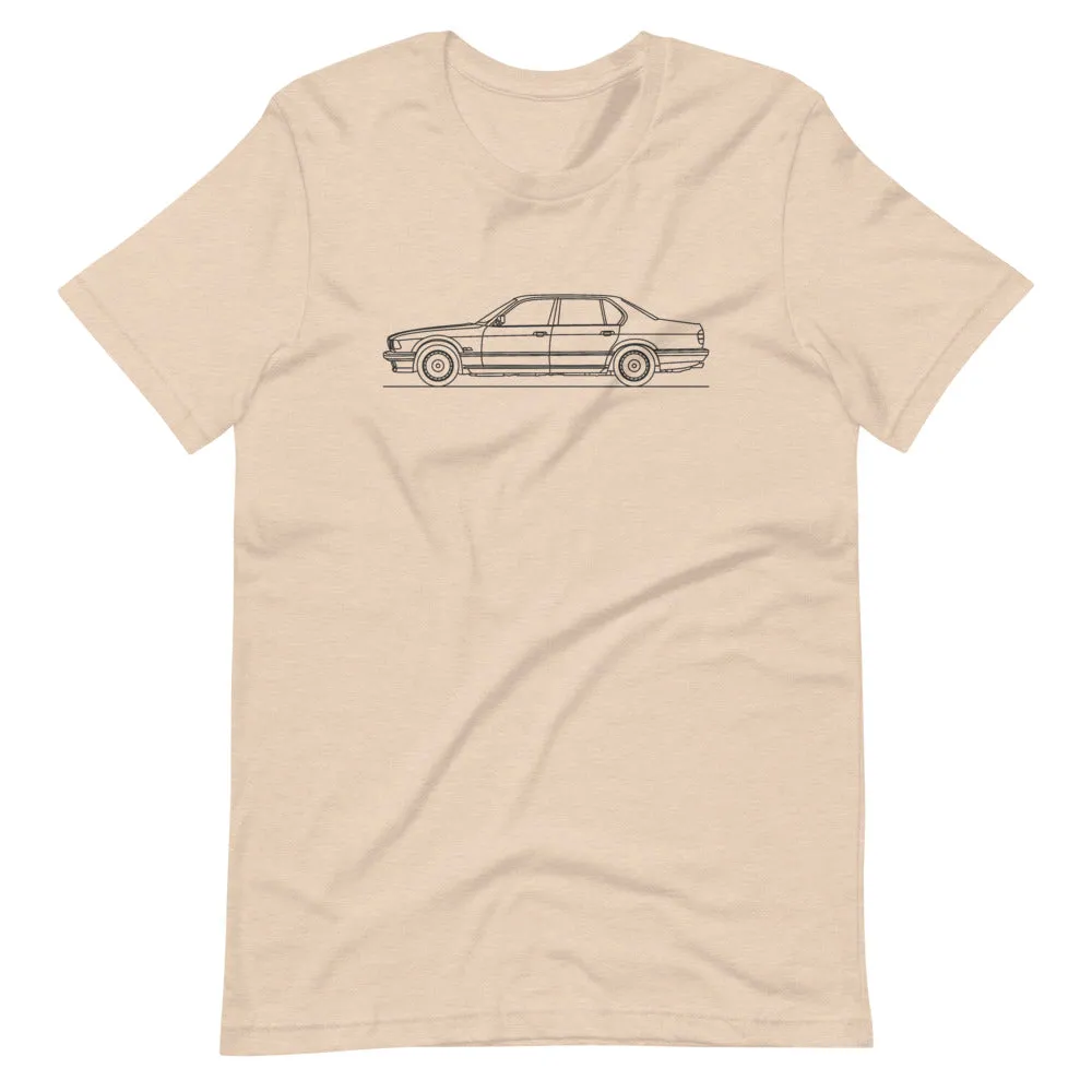 BMW E32 750iL silhouette T-shirt