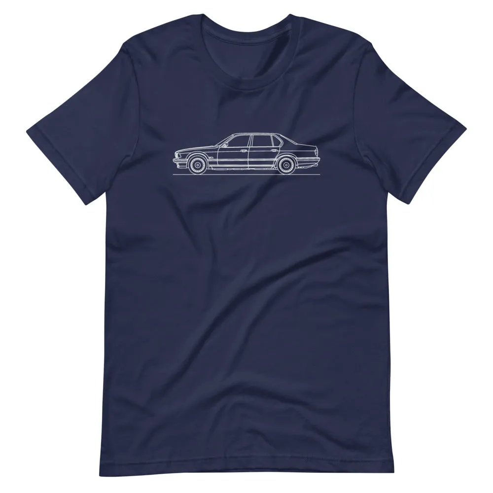 BMW E32 750iL silhouette T-shirt