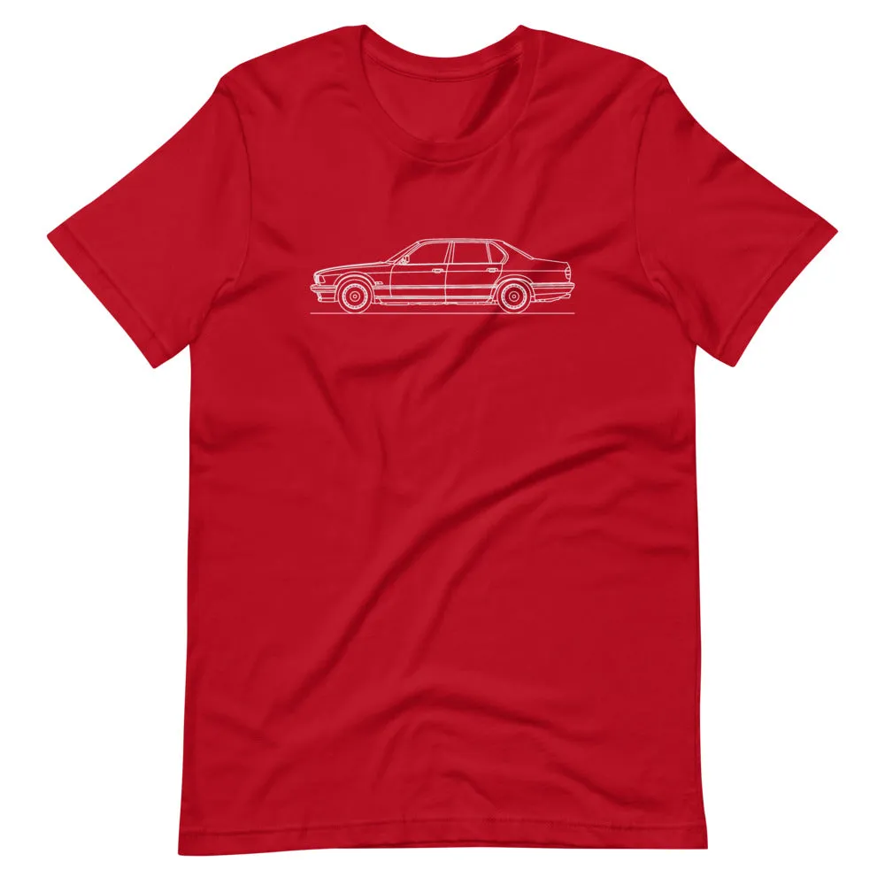 BMW E32 750iL silhouette T-shirt