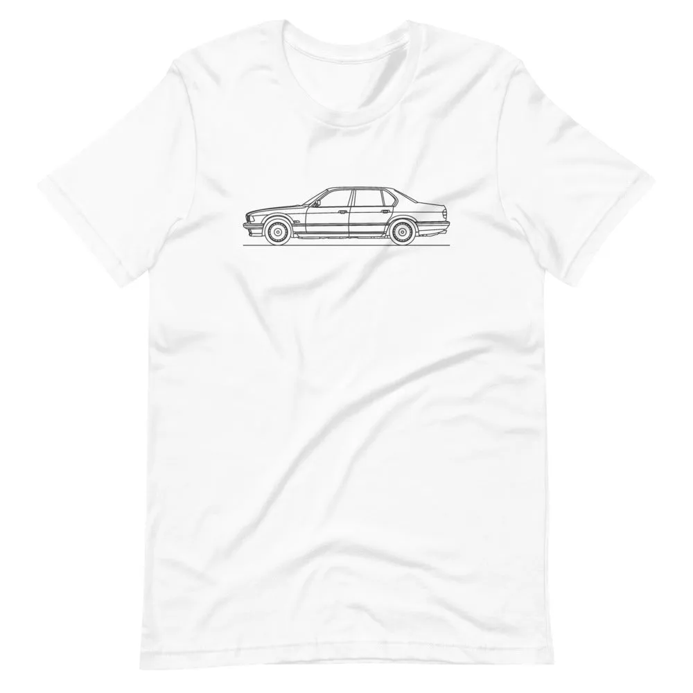 BMW E32 750iL silhouette T-shirt