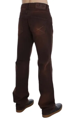 Bordeaux Cotton Regular Fit Jeans