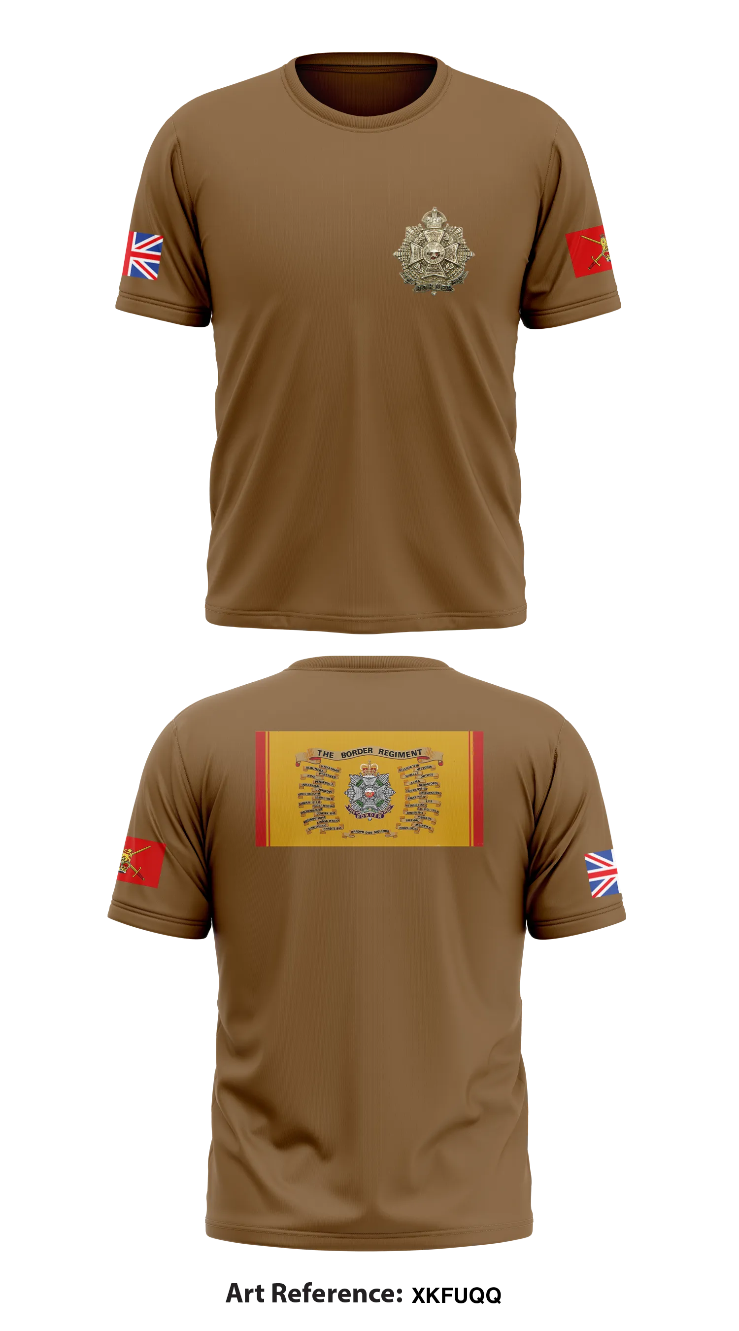 Border Regiment Store 1 Core Men's SS Performance Tee - Xkfuqq