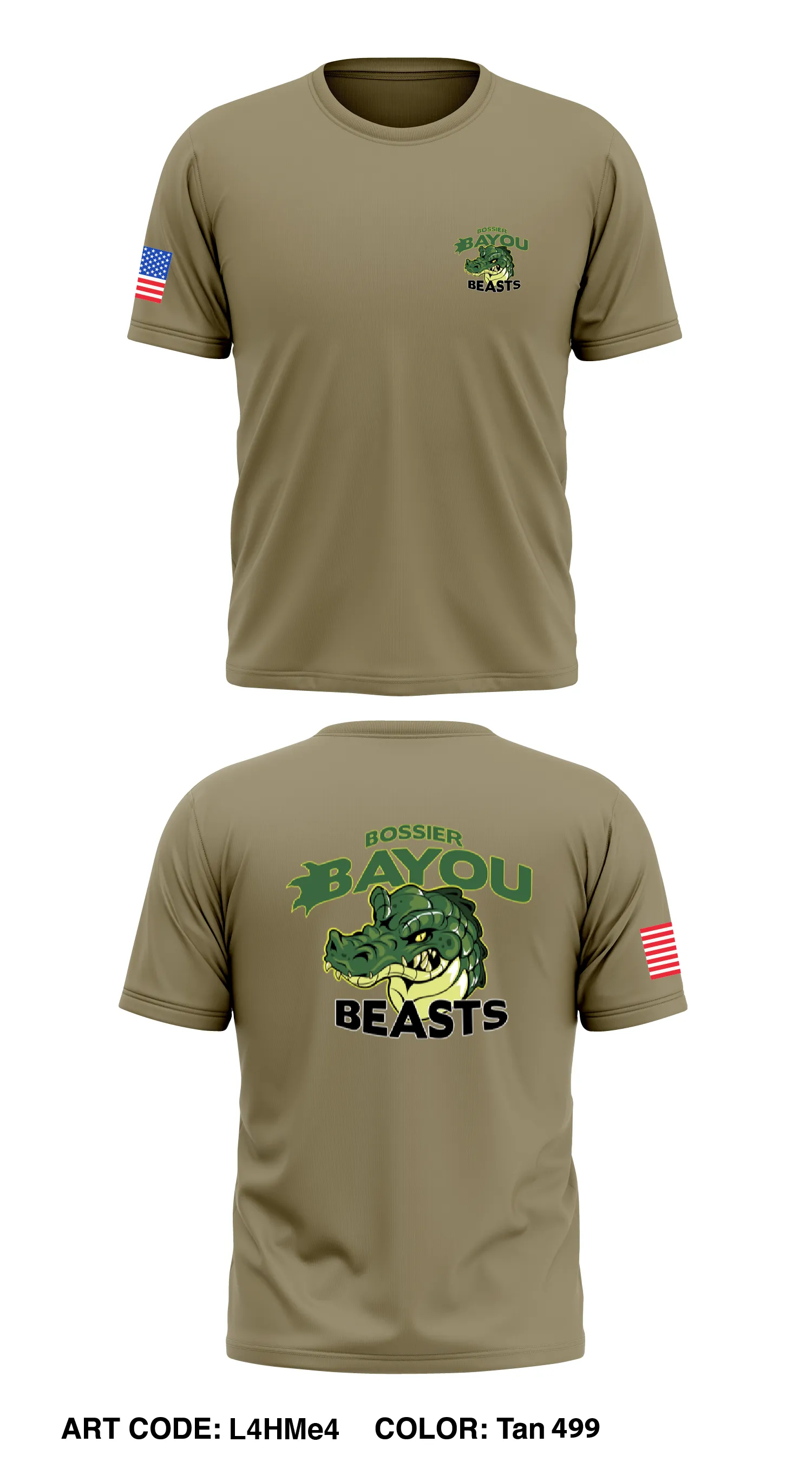 Bossier City RTC Store 1 Core Men's SS Performance Tee - L4HMe4