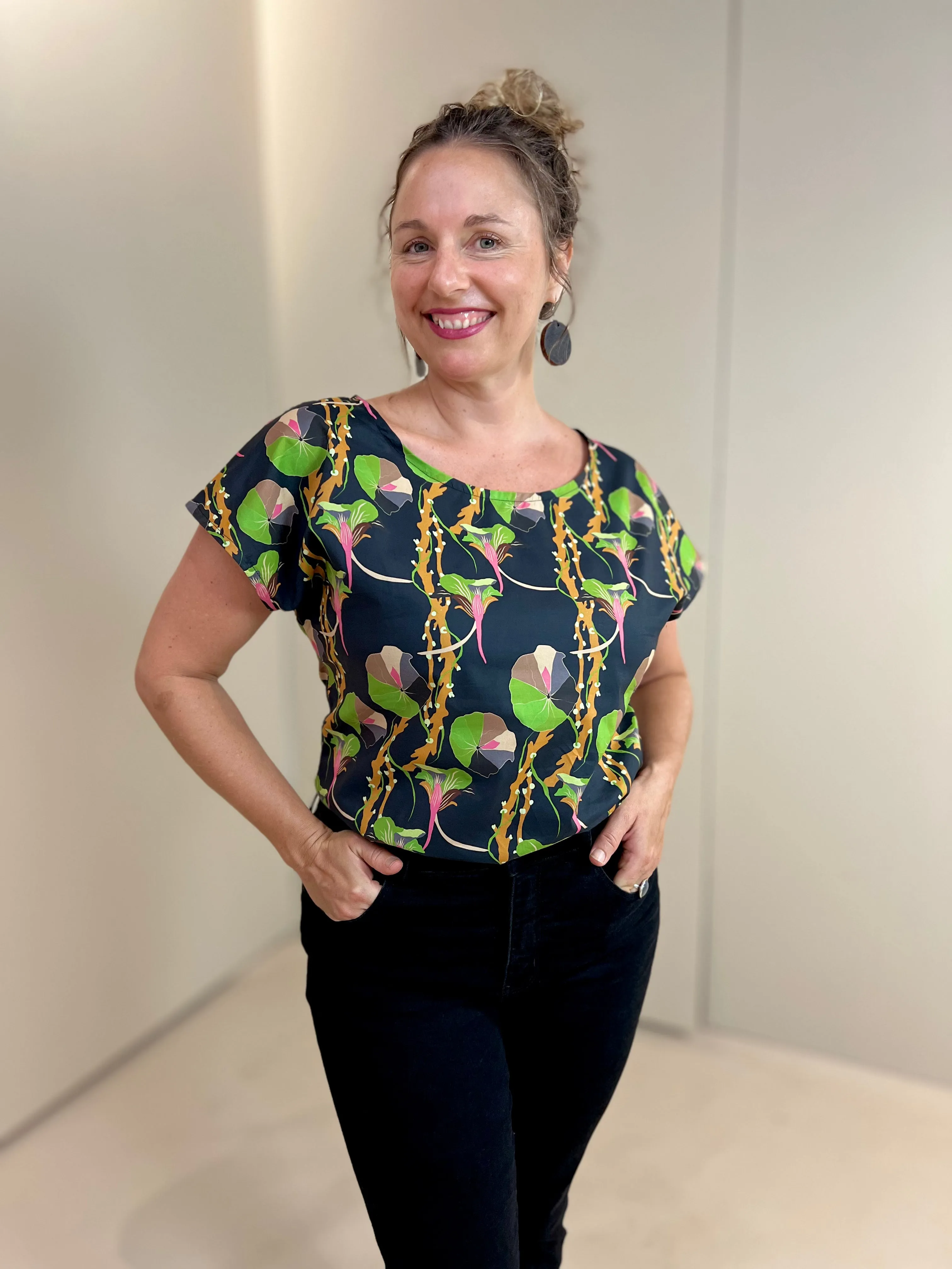 Breeze Top - Nasturtium Black