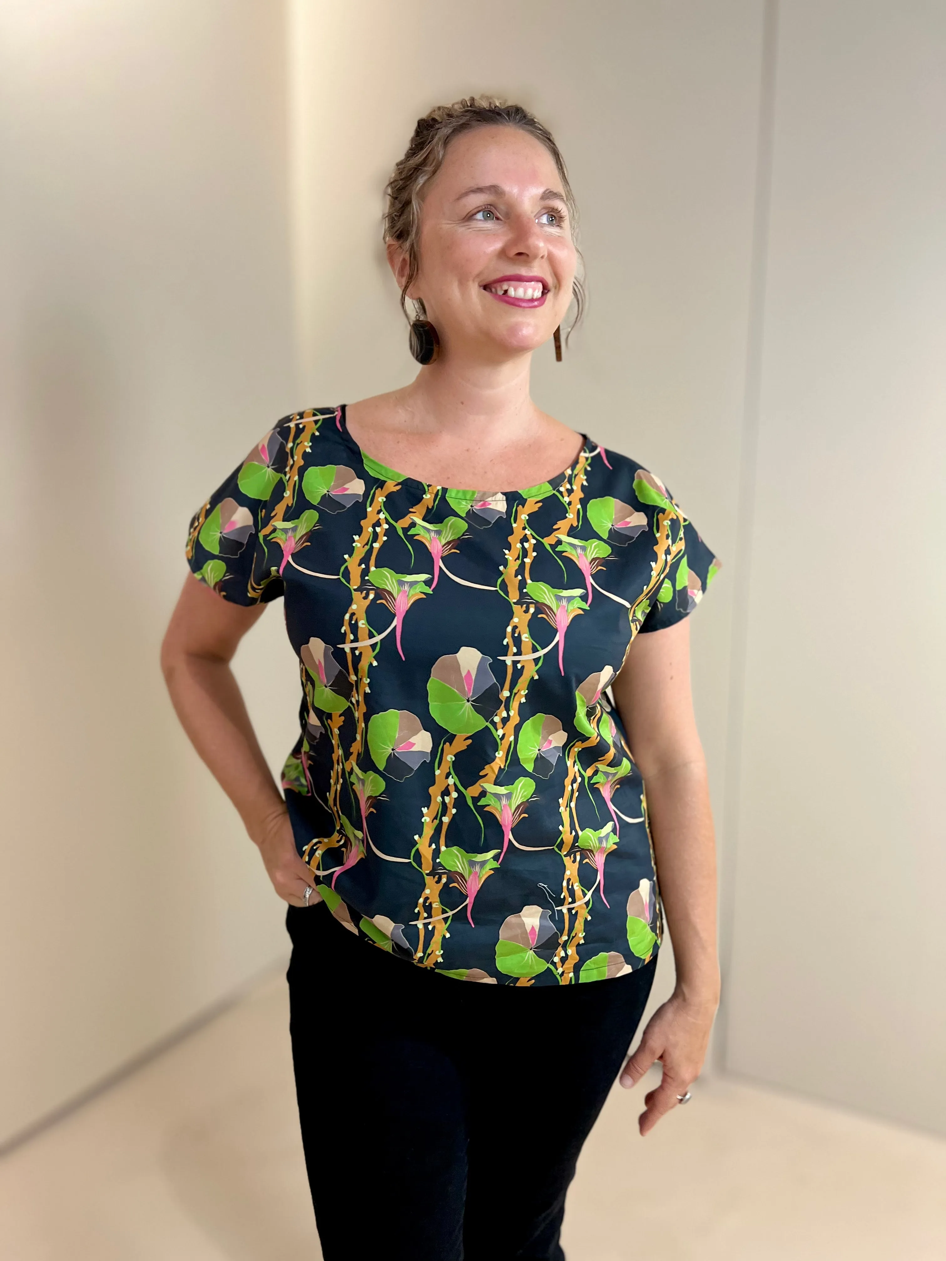 Breeze Top - Nasturtium Black