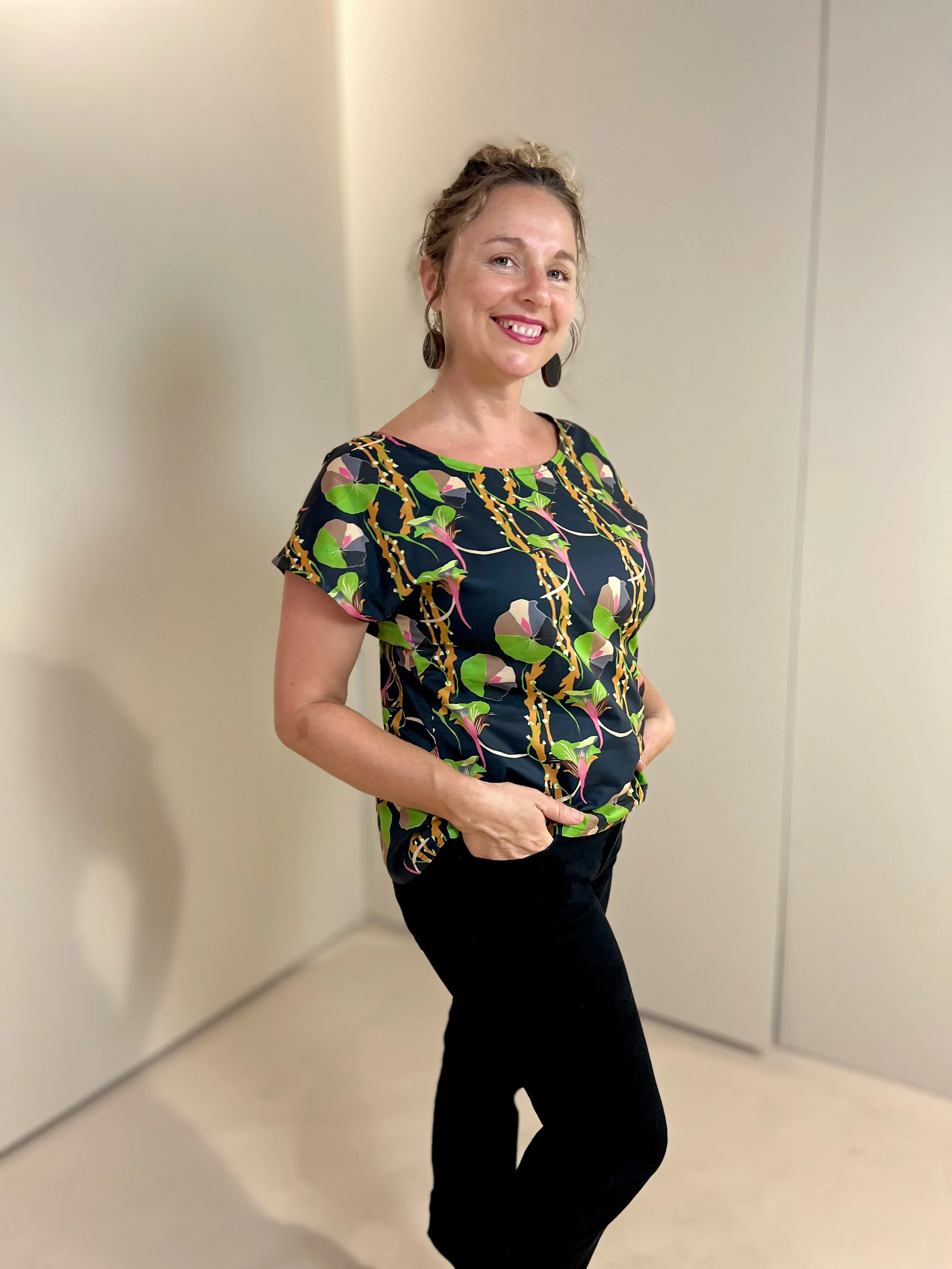 Breeze Top - Nasturtium Black