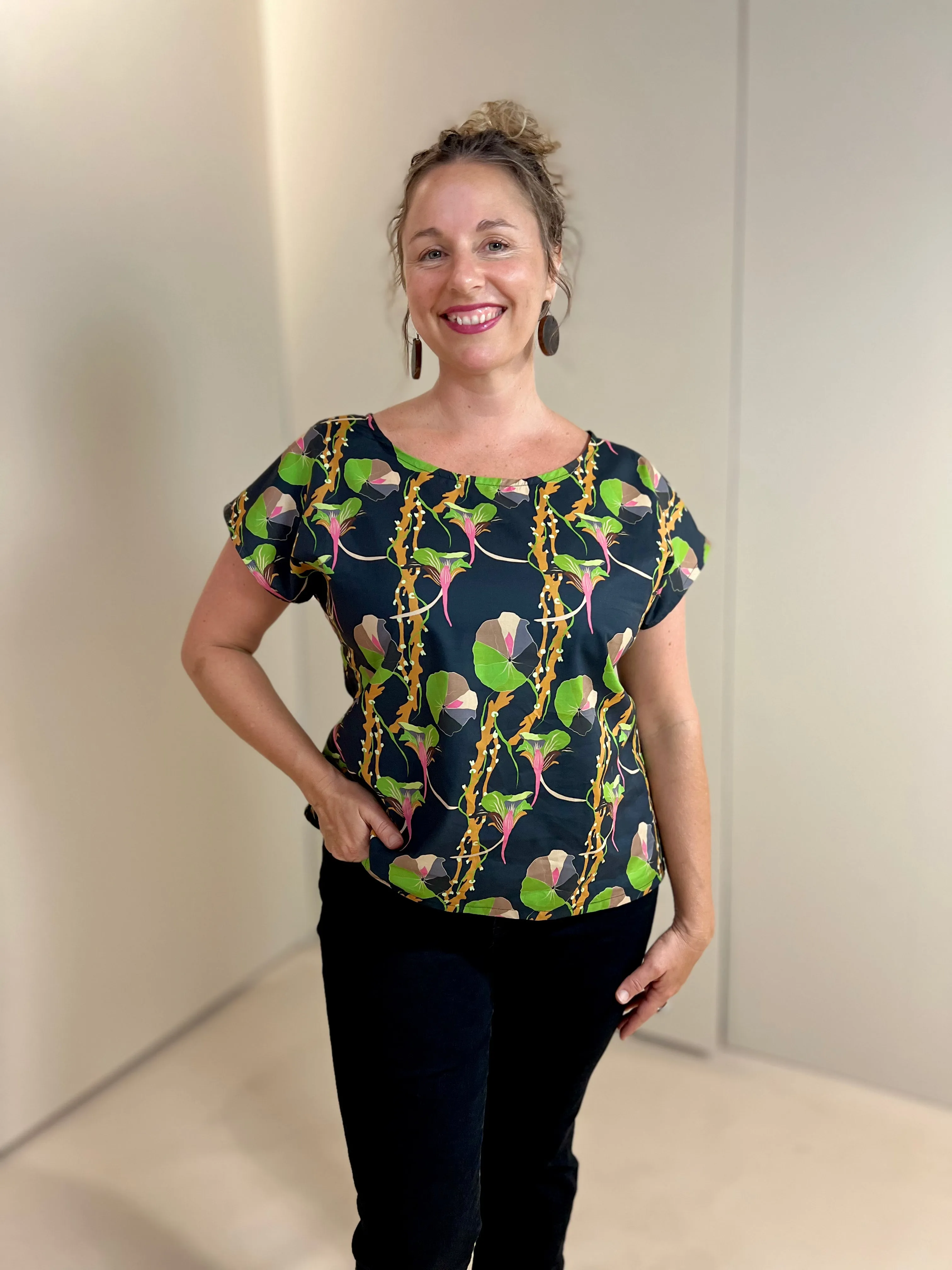 Breeze Top - Nasturtium Black