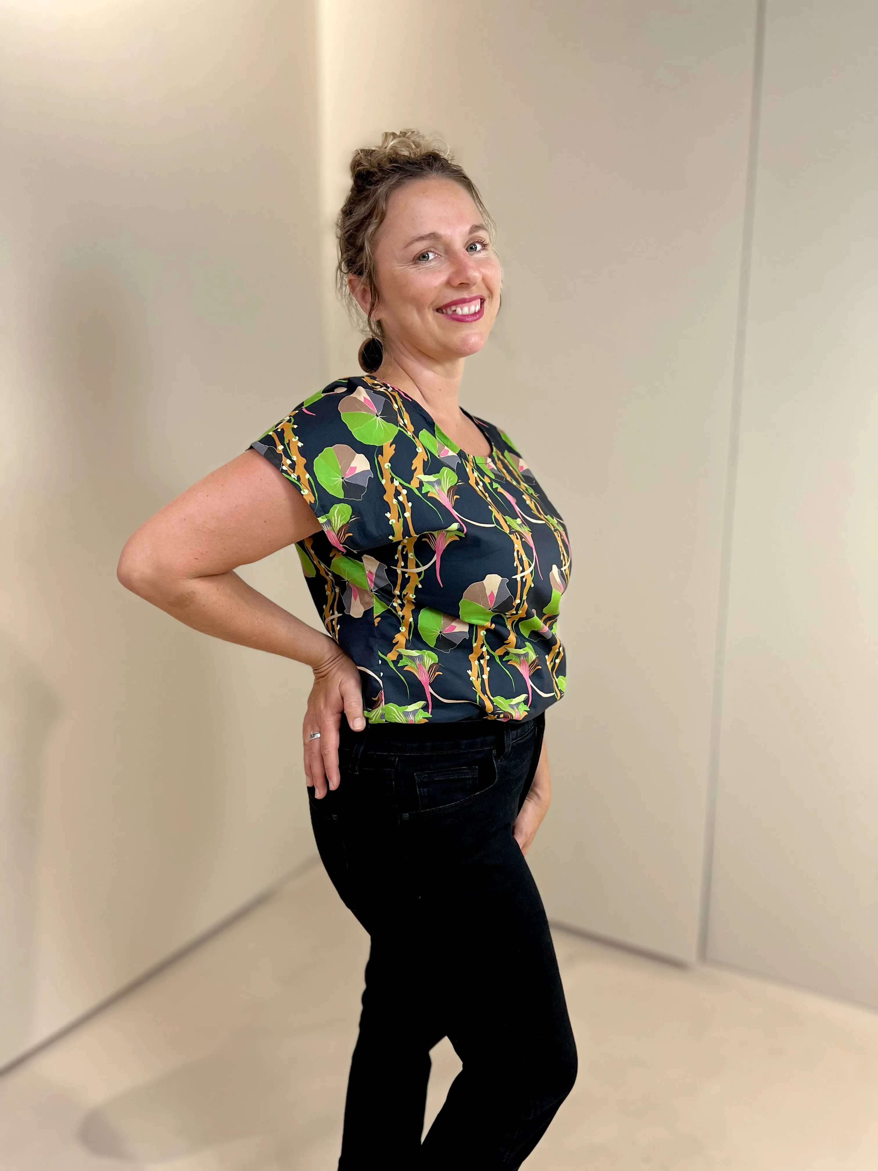 Breeze Top - Nasturtium Black