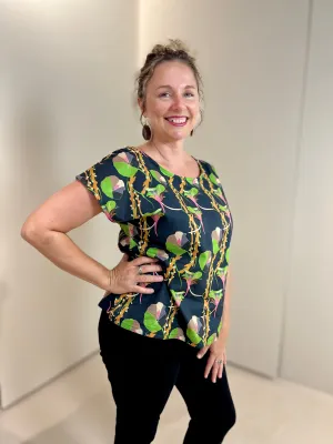 Breeze Top - Nasturtium Black