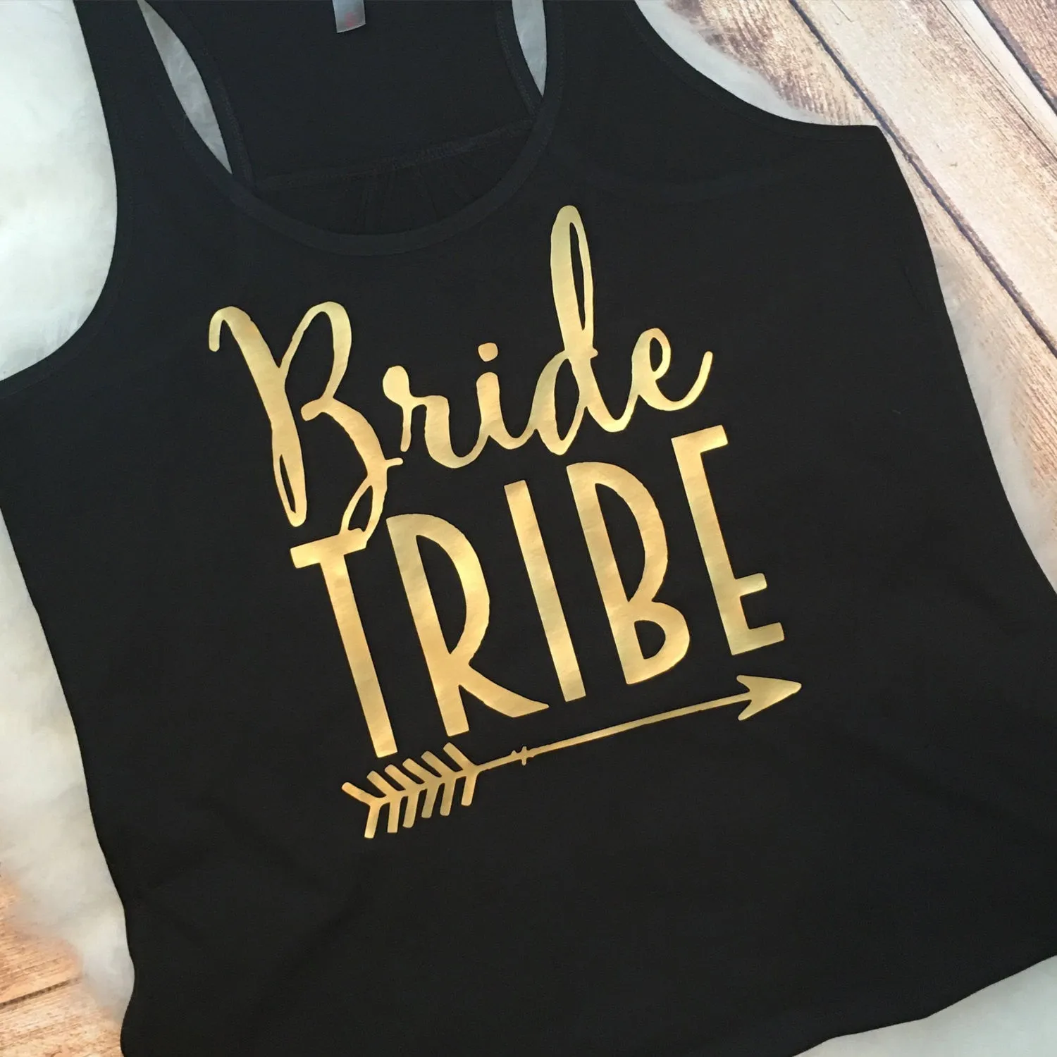 Bride Tribe Bachelorette Party Matching Tanks or Tees