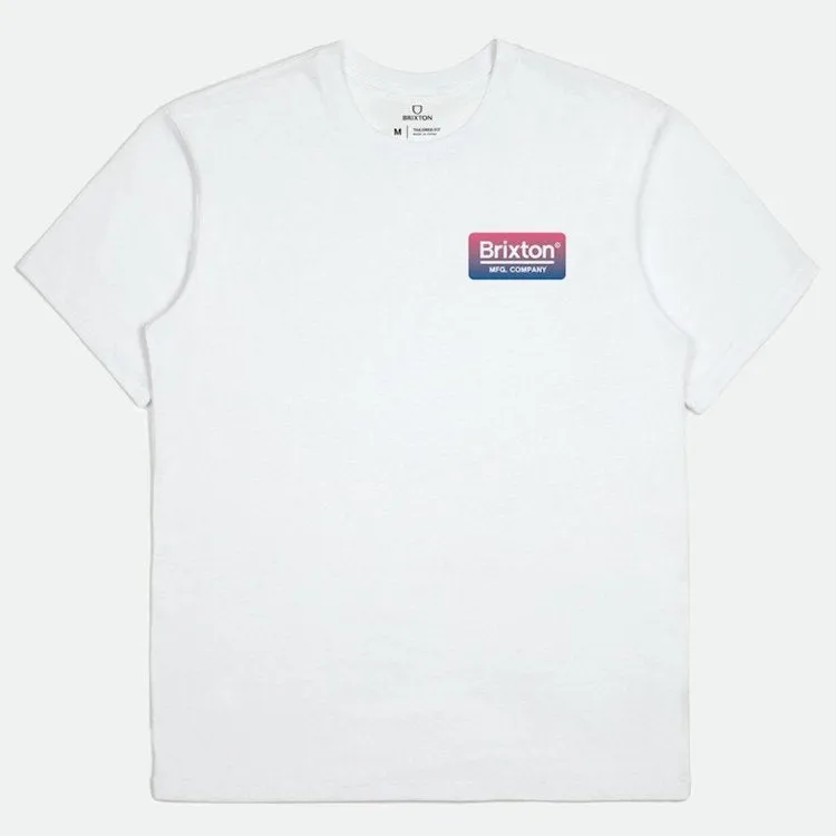 Brixton Palmer Tailored S/S Standard T-Shirt White