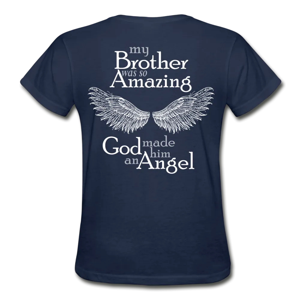 Brother Amazing Angel - Sister of an Angel Gildan Ultra Cotton Ladies T-Shirt