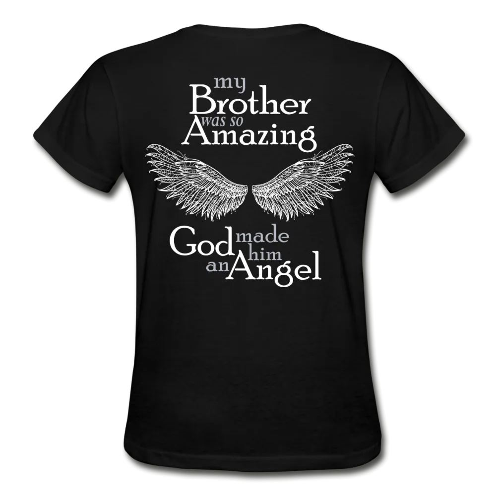 Brother Amazing Angel - Sister of an Angel Gildan Ultra Cotton Ladies T-Shirt