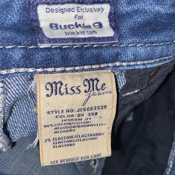Buckle Exclusive Miss Me Skinny
