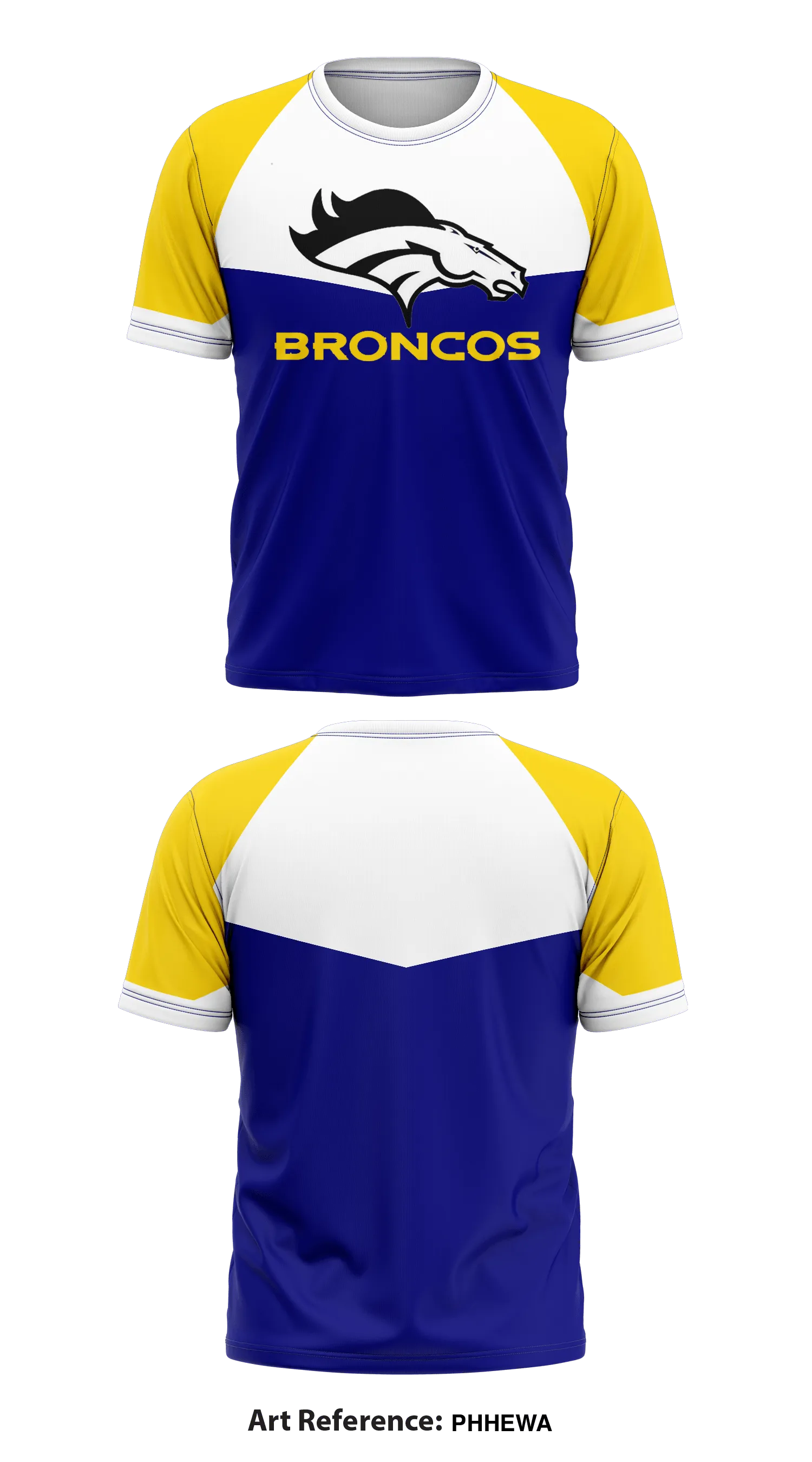 Burrillville Broncos Store 1 Core Men's SS Performance Tee - PHheWA