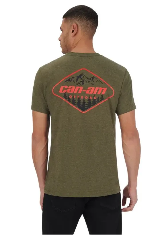 CAN-AM MEN'S OFF-ROAD T-SHIRT - GREEN SMALL
