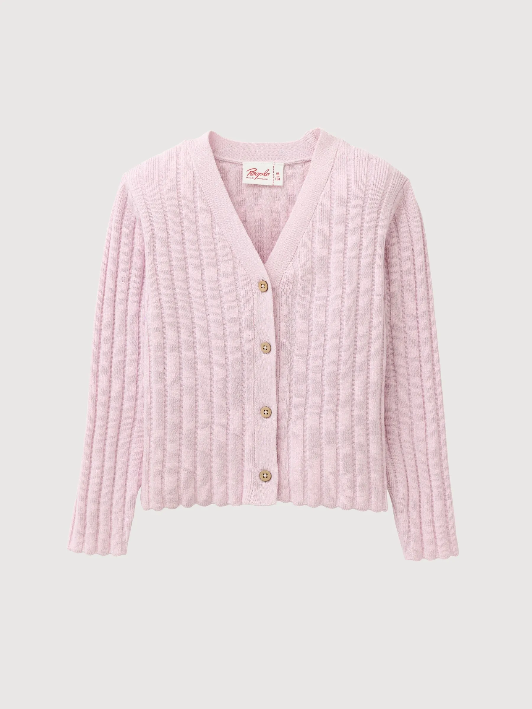 Cardigan Kidgirl Pink | People Wear Organic