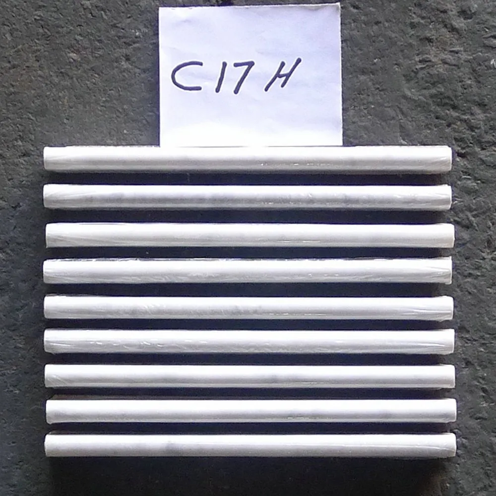 Carrara White Italian Carrera Marble Pencil Liner Trim Molding 5/8 x 12 Polished