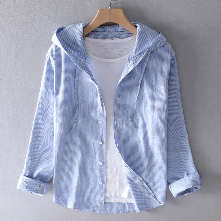 Celeste™ | Lightweight Hooded Blouse