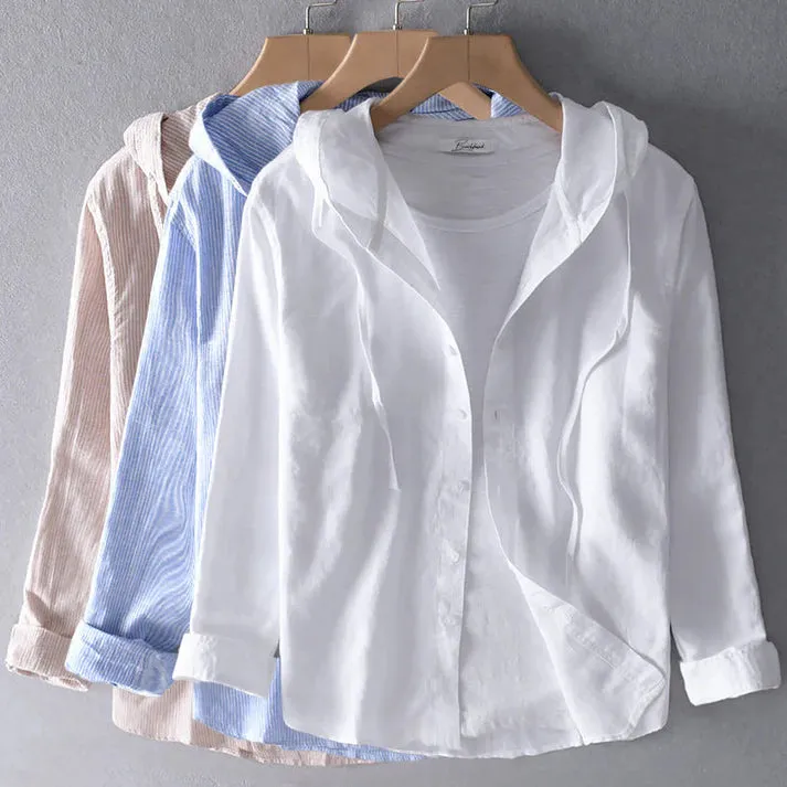 Celeste™ | Lightweight Hooded Blouse