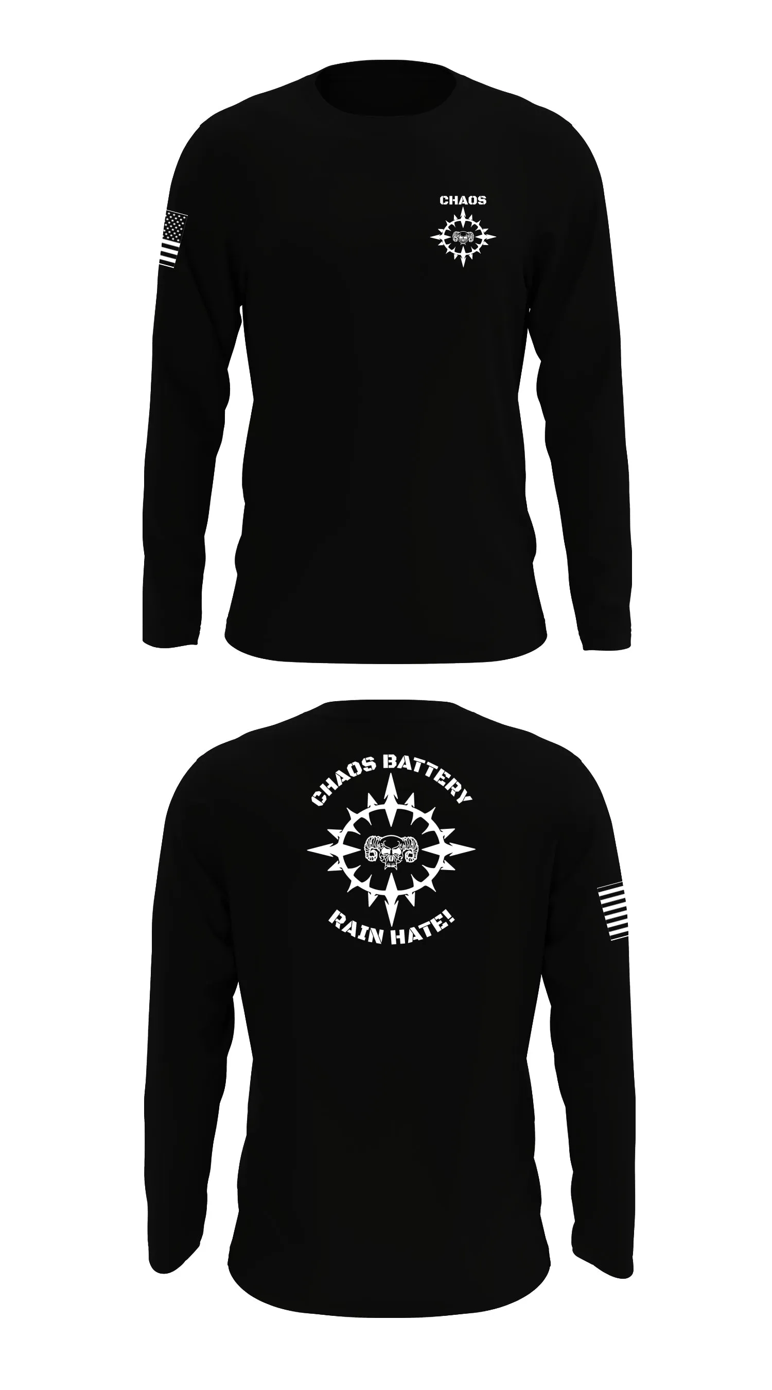 Chaos Battery Store 1 Core Men's LS Performance Tee - 98752038945