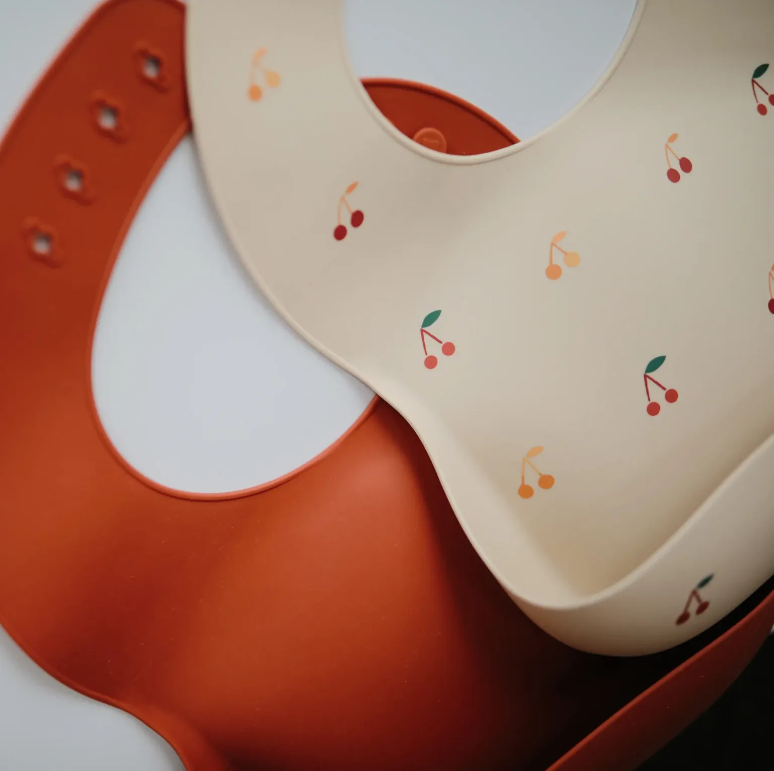 Cherries Silicone Bib