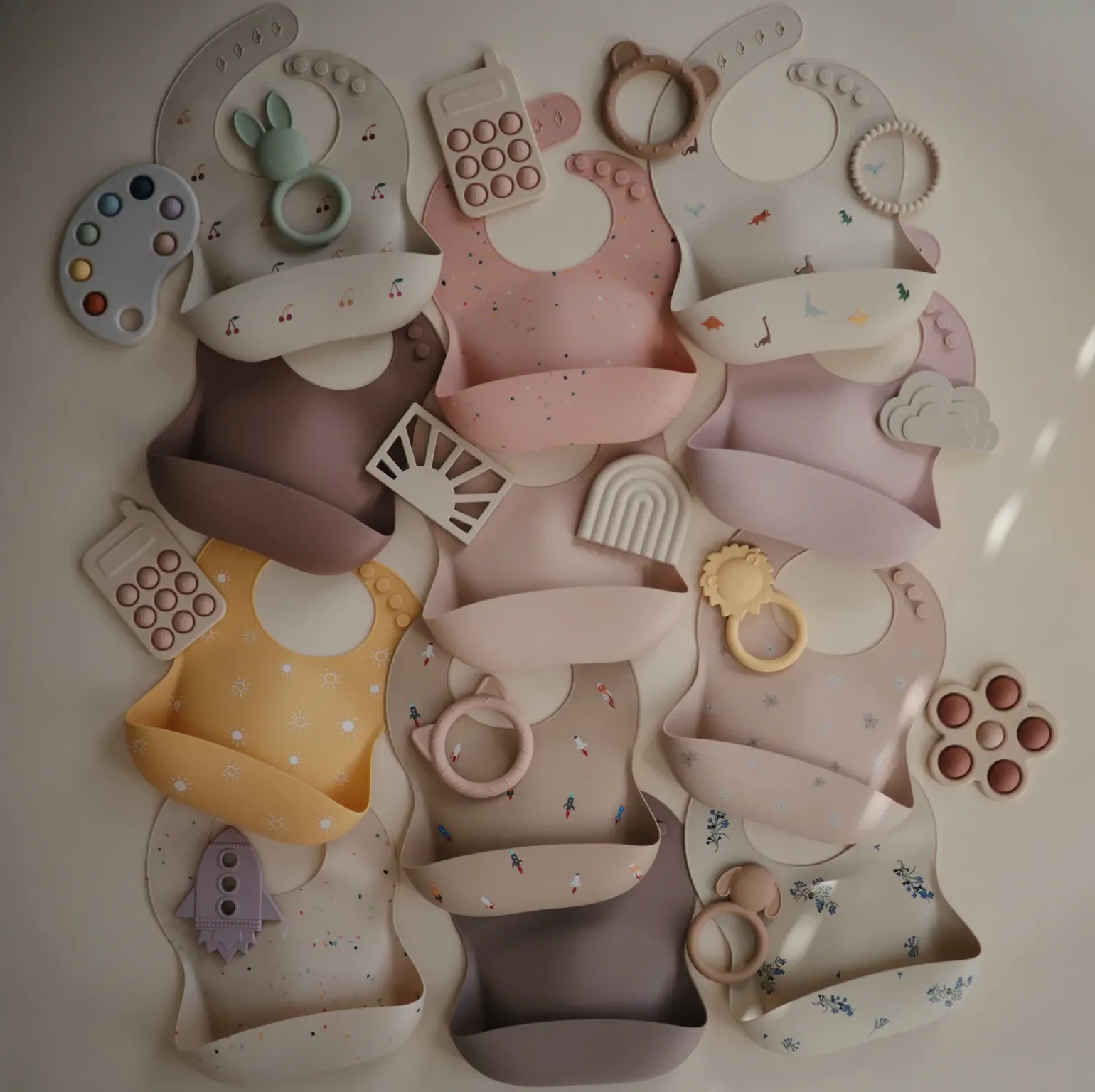 Cherries Silicone Bib