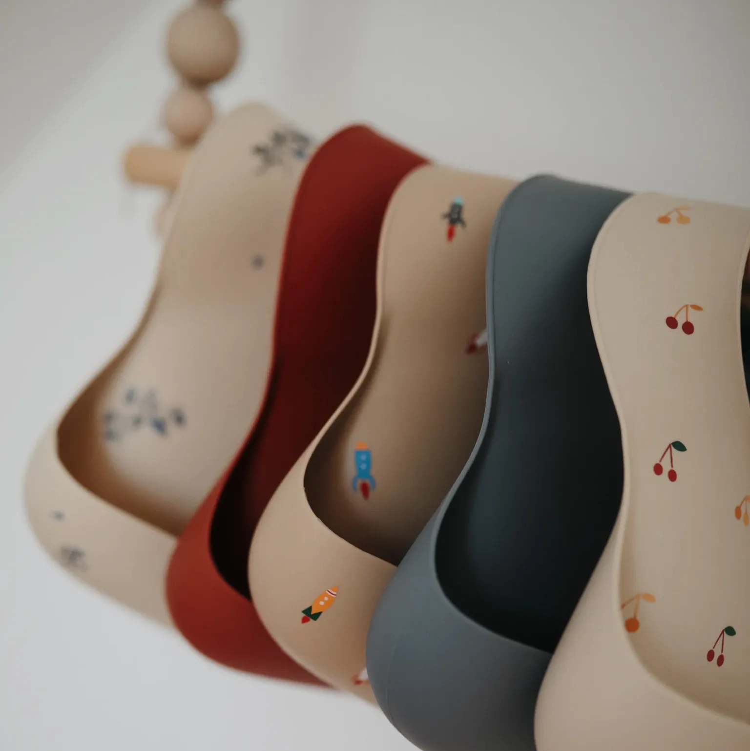 Cherries Silicone Bib