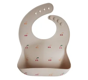 Cherries Silicone Bib