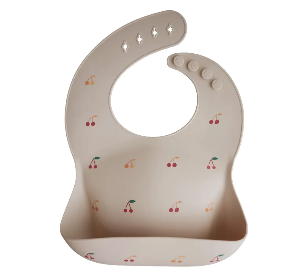 Cherries Silicone Bib