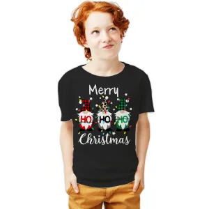 Christmas Elfs Meme Merry Ho Ho Ho Funny Cute Xmas Family Youth T-Shirt