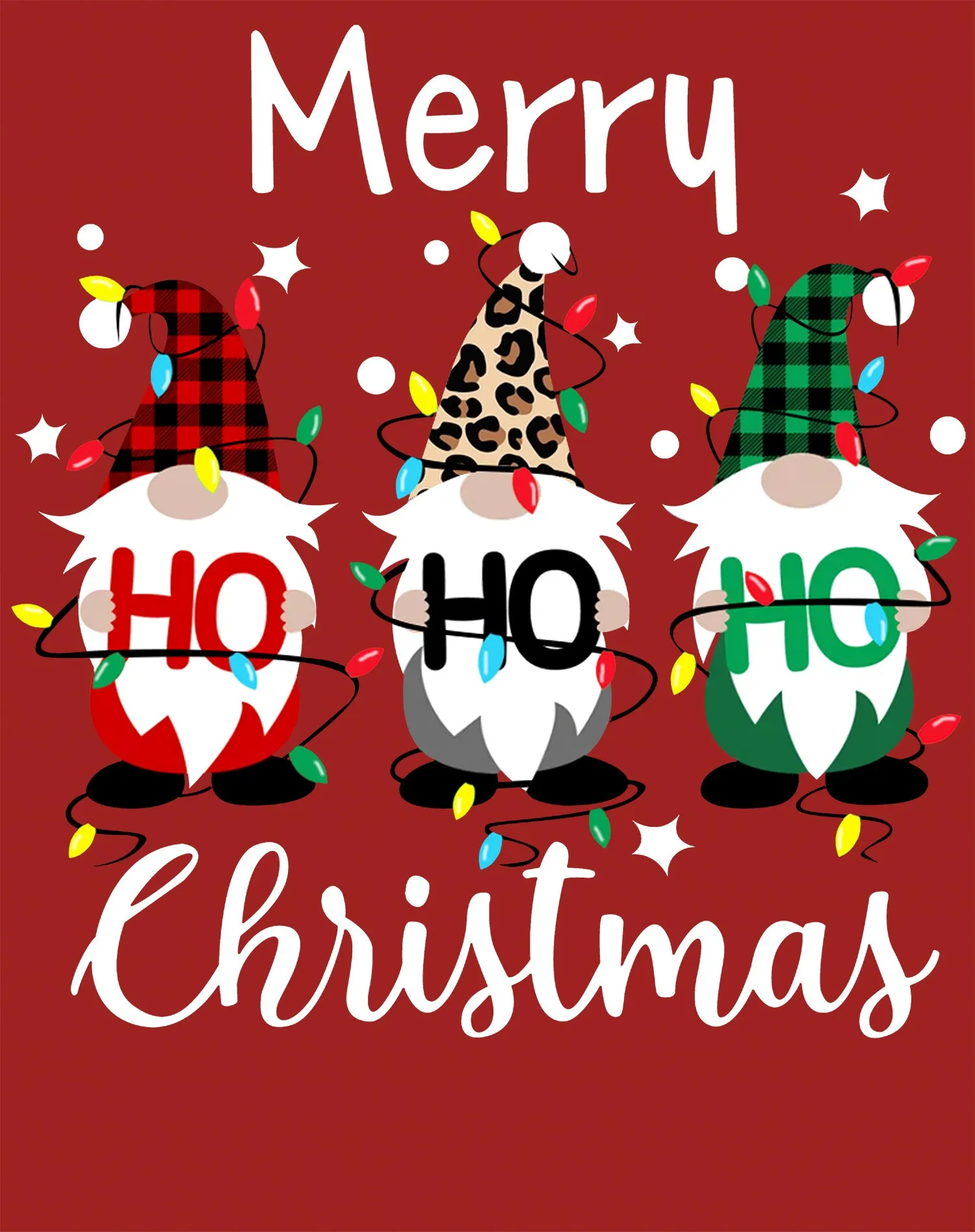Christmas Elfs Meme Merry Ho Ho Ho Funny Cute Xmas Family Youth T-Shirt