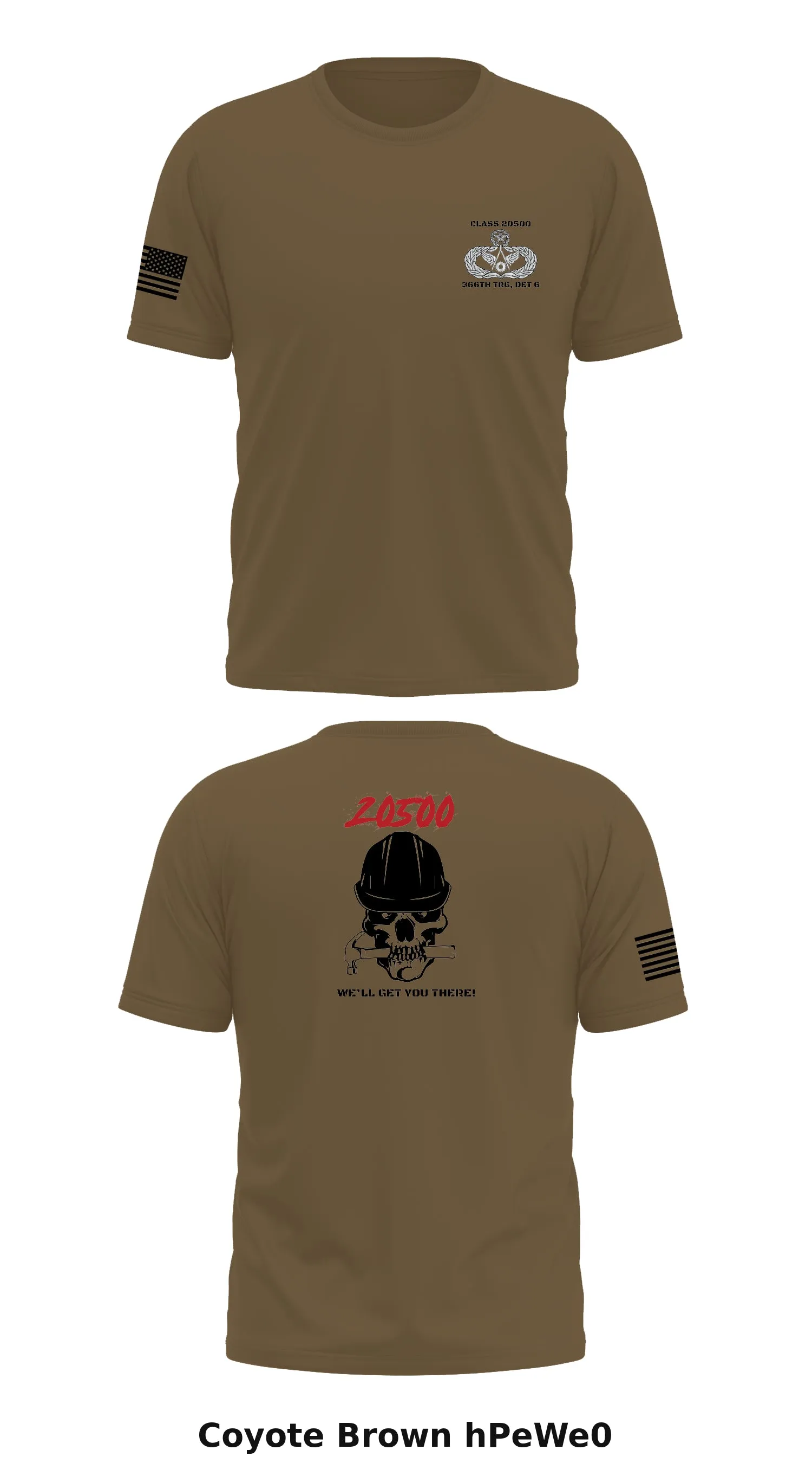 Class 20500, 366th TRS/DET 6 Store 1 Core Men's SS Performance Tee - hPeWe0
