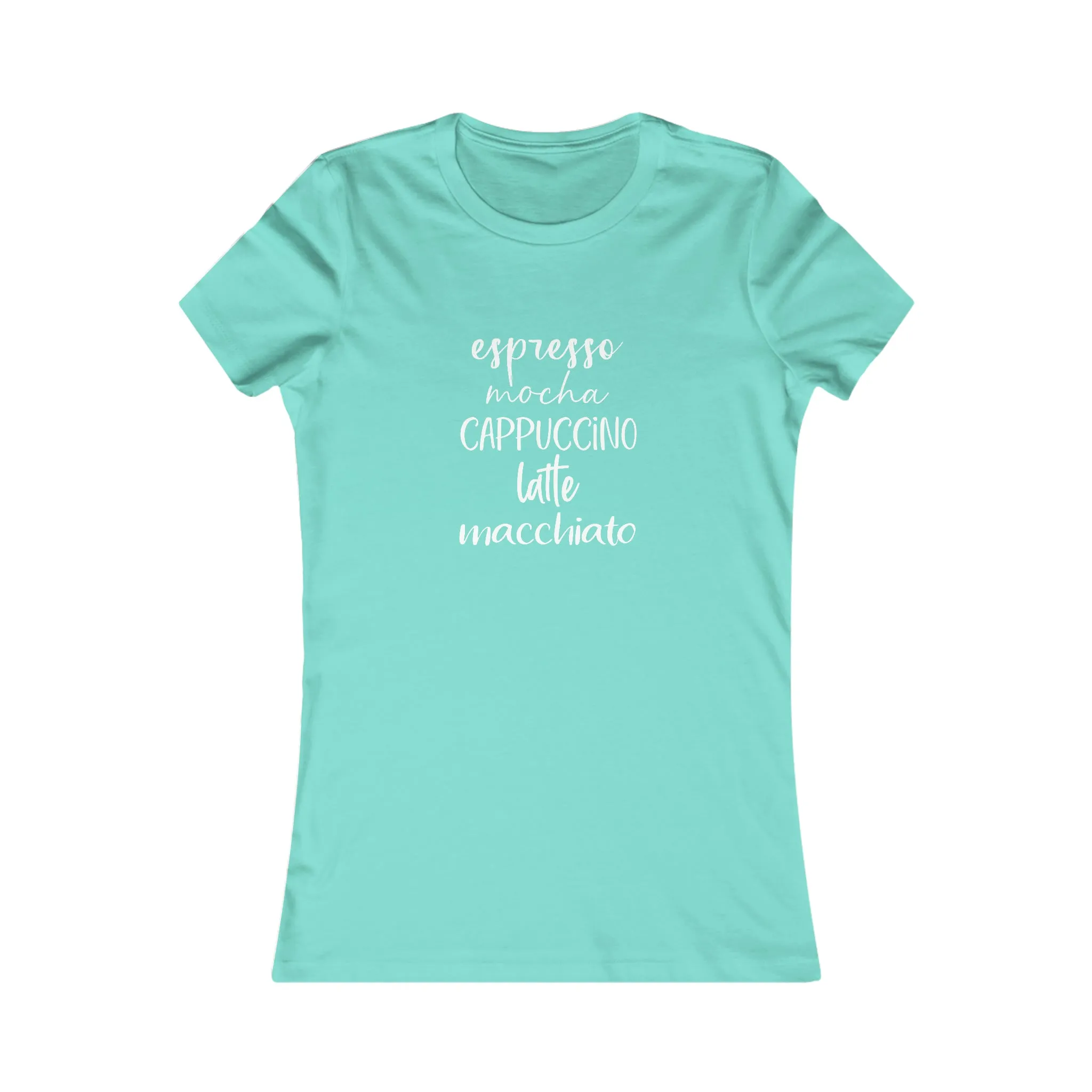 Coffee Lovers Short Sleeve Shirt | Coffee List | T-shirt | Embrace Your Vibe