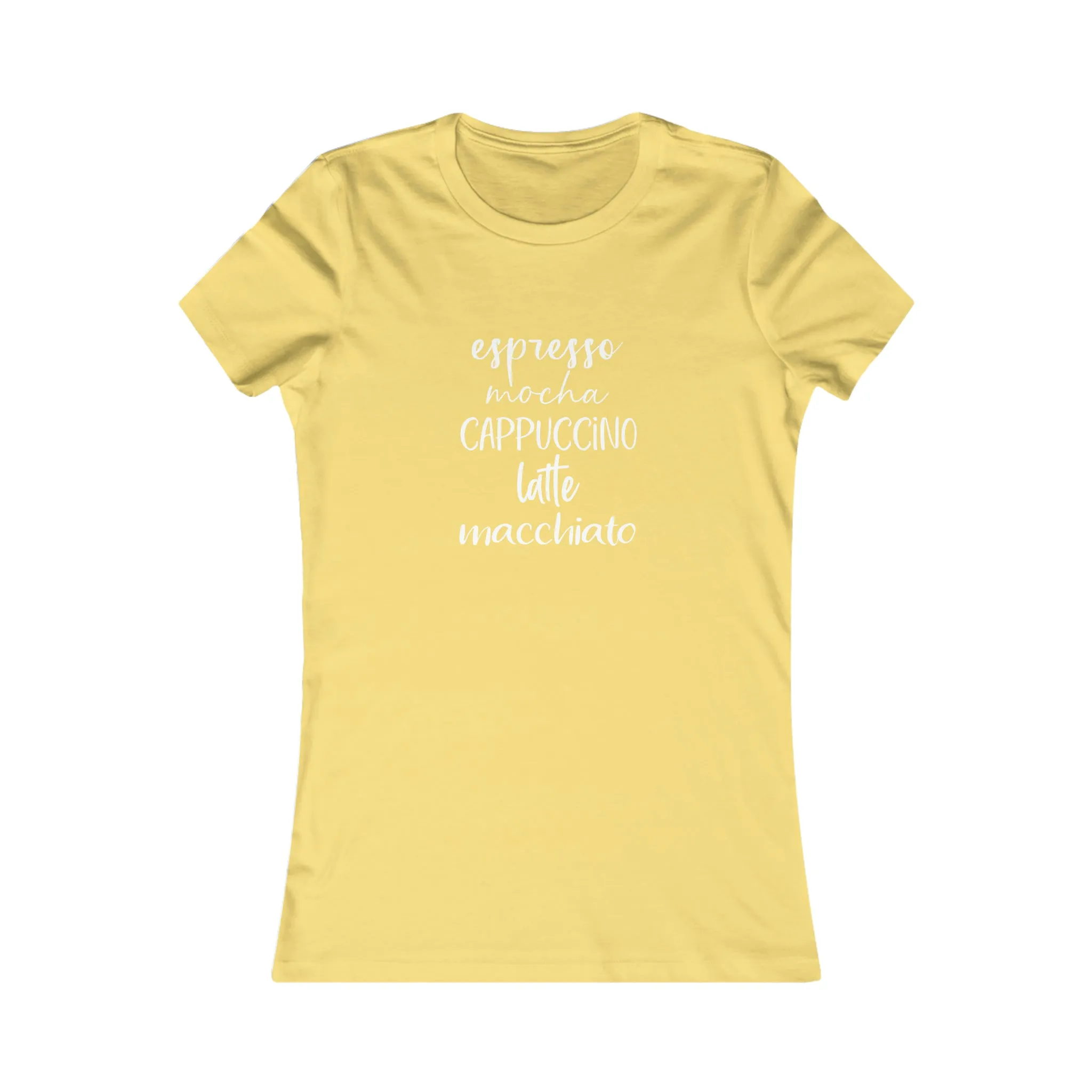 Coffee Lovers Short Sleeve Shirt | Coffee List | T-shirt | Embrace Your Vibe